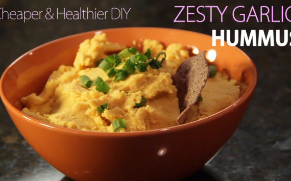 Recipe ~ Zesty Garlic Hummus, Cheaper & Healthier DIY
